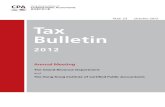TaxB 23 October 2012 Tax Bulletin · A2. Salaries Tax Issues A(2a) Location of employment – residence of employer A2(b) Factor(s) determining the source of directors' fees A2(c)