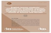 English learner students’ readiness for academic success ... · English language proficiency level and passing rates on the content tests 5 . English language proficiency assessment