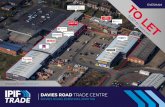 DAVIES ROAD TRADE CENTRE · 7 TOOLSTATION 265.9 2,863 8 EVESHAM GLASS & GLAZING 266.7 2,871 9 CROMWELL TOOLS 268.4 2,889 10 TO LET 469.9 5,057 11 BUILDBASE 1,163.3 12,522 AD 9 8 10