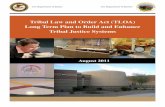 Tribal Law and Order Act (TLOA)training, and securing clearance processes (DOI and Workgroup). • Add other critical federal partners to support implementation of the Tribal Justice