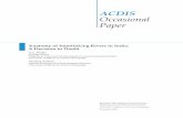 ACDIS Occasional Paper - COnnecting REpositories · 2015-05-29 · Despite opulent precipitation of 4,000 cubic km annually over India, 3,000 cubic km of the total is confined to