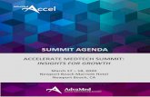 ACCELERATE MEDTECH SUMMIT: INSIGHTS FOR GROWTH · 4:30 pm – 5:30 pm Partnering Roundtables – Worst Practices in MedTech Partnering (Real-World Mistakes to Avoid) Newport Beach