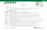 Table of Contents for JRRD Volume 49, Number 3, …...Title Table of Contents for JRRD Volume 49, Number 3, 2012 Author Editor JRRD Subject Electrical stimulation, energy expenditure