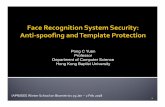 Pong C Yuen Professor Department of Computer Science Hong ... · 17 Anti‐spoofing approach: Motion‐based Eyeblink‐basedanti‐spoofing in face recognition from a generic web‐