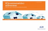 Domestic abuse advice for social housing tenants · Domestic abuse can affect women and men in both heterosexual ... windows and doors, external gates, fire hammers, fire blankets