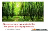 Biomass, a new raw material for the plastic packaging industry · Biomass, a new raw material for the plastic packaging industry D. MANTIS D. MANTIS, AGMPM chairman. Industrial symbiosis