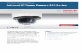 Infrared IP Dome Camera 200 Series - BarcodesInc · CCTV | Infrared IP Dome Camera 200 Series Infrared IP Dome Camera 200 Series The Bosch NDC-225-PI infrared IP dome camera is a