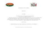 REPUBLIC OF ZAMBIA REPORT OF THE COMMITTEE ON … · report of the committee on parastatal bodies on outstanding issues arising from the reports of the public accounts committee on
