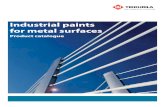 Industrial paints for metal surfaces - Tikkurila · Industrial paints for metal surfaces Product catalogue. 2 Solvent-borne polyurethane paints Other solvent-borne paints Water-borne