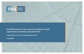 The EBA study on the cost of compliance with supervisory reporting requirements · 2 days ago · The cost of compliance with reporting requirements. The first section aims to collect