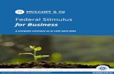 Federal Stimulus - irp-cdn.multiscreensite.com · of $1,500 per fortnight for each eligible employee. Employers will need to pay eligible employees a minimum of $1,500 (before tax)