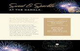 Sweet & Sparkle - The Kahala Hotel & Resort€¦ · SPARKLE AT THE KAHALA? Enjoy an extravagant evening featuring a decadent Dessert Bar, Sparkling Drinks, Photo Booth, Caricatures