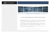 Local Management Best Practices - Uplogix€¦ · transformational idea behind Local Management is to improve overall system cost effectiveness, ... Client-server computing was initially