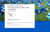 Child Abuse Prevention Month Toolkit - Alabama...Create your own garden of pinwheels, the national symbol for child abuse prevention, to help remind the community of what the pinwheel