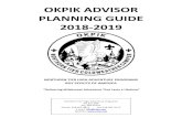 OKPIK ADVISOR PLANNING GUIDE 2018-2019 · Okpik Advisor Planning Guide 2018-2019 4 HOW DO I PLAN A TRIP? Northern Tier makes planning an Okpik trip simple. At any point along the