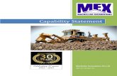 Capability Statement - Mackellar Excavationsmackexc.com.au/images/Capability Statement_Nov2017.pdf · Excavations Pty Ltd and holds a Certificate 4 in Work Health & Safety. ... 2015/2016: