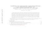 Representations of Lie groupoids and infinite-dimensional ... · Keywords: Lie groupoid, representation of groupoids, group of bisections, inﬁnite-dimensional Lie group, smooth