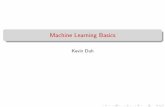 Machine Learning Basics - GitHub Pages · 2019-12-13 · 1 Machine Learning basics Why Machine Learning is needed? Main Concepts: Generalization, Model Expressiveness, Over tting