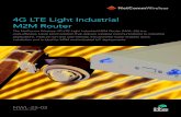4G LTE Light Industrial M2M Router - Netcommmedia.netcomm.com.au/public/assets/pdf_file/0020/... · 4G LTE Light Industrial M2M Router. The NetComm Wireless 4G LTE Light Industrial