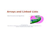 Arrays and LinkedLists - uet.vnu.edu.vnchauttm/dsa2012w/slides/Lec04_ArrayLinked… · Linked Lists 26 Deletion Algorithm Algorithm remove (p): t = p.element {temporary variable to