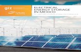 ELECTRICAL ENERGY STORAGE IN MEXICO · carried out under the framework of the “Large-scale Solar Energy Program in Mexico (DKTI Solar)” of ... and Development (BMZ). The opinions