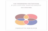 THE FRAMEWORK FOR TEACHING EVALUATION INSTRUMENT€¦ · While providing less detail, the component- level rubrics capture all the essential information from those at the element