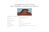 CURRICULUM VITAE DR. SOPHIE ATIENO OCHOLAhumansciences.ku.ac.ke/images/2019/CURRICULUM VITAE... · 2019-08-01 · 1 CURRICULUM VITAE DR. SOPHIE ATIENO OCHOLA 1.1 PERSONAL INFORMATION