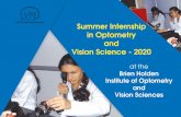 LV Prasad Eye Institute Summer Internship in …...Summer internship: The vision science group at the Brien Holden Institute of Optometry and Vision Science (BHIOVS), L V Prasad Eye