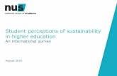 HESD - Higher Education for Sustainable …...2018/08/23  · Since the academic year of 2010-2011, the National Union of Students (UK) has carried out research with higher education