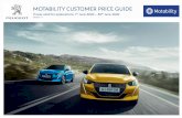 MOTABILITY CUSTOMER PRICE GUIDE · tradition of supplying vehicles to drivers and their families –helping to make their lives just that little bit easier. The Motability Contract