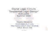 Digital Logic Circuits 'Sequential Logic Design 3)Create circuit excitation table 4)Construct K-maps