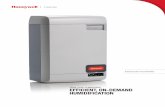 Give your customers EFFICIENT, ON-DEMAND HUMIDIFICATION · on-demand humidity. The humidifier will come with a distribution kit and five-foot remote mount hose. Place the humidifier