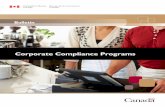 Corporate Compliance Programs - Competition Bureau · The revisions to this bulletin reflect the importance that the Bureau places on corporate compliance programs as a means to facilitate