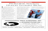 Outstanding Employee Protection Services Page 11 to 22.pdf · Protection Services Honors Leonard Riche eonard Riche, a hoseman in ... ¯ Medical Certificate / Medicine Chest for Norwegian,