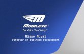 Director of Business Development · Mobileye Is the global pioneer and leader in the development of collision avoidance and autonomous driving systems based on artificial vision technology