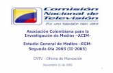 Asociación Colombiana para la Investigación de Medios –ACIM- …medios1.tripod.com/sitebuildercontent/sitebuilderfiles/analisistvegm… · con aplicación de cuestionario estructurado.