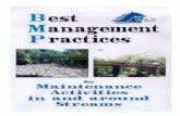 Best Management Practices (BMP) · Work that is not covered by the permit includes: "# Bulldozer work "# Work in the listed in “Outstanding Resource Waters” "# Work limits within