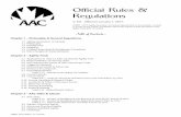 Official Rules & Regulations - AAC 2017 Final.pdf · The Agility Association of Canada (AAC) was founded in 1988 for the promotion of uniform and safe standards for dog agility in