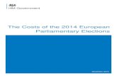 Cost of the 2014 European Parliamentary Elections · information on campaign expenditure and donations to political parties and registered campaign groups. Candidate spending returns,