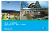 BC Hydro annuaL rEPorT 2014BC Hydro annuaL rEPorT 2014 5 organIZaTIonaL ovErvIEw our MandaTE To generate, manufacture, conserve, supply, acquire, and dispose of power and related products.