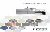 PEGASUS GC-HRT€¦ · Our global network of sales/ support is dedicated to customer service and satisfaction, ... environmental, forensics, or life science (metabolomics) industries,