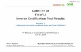 2013.07.04 - Collation of Inverse Assembly Certification Test … · 2013-07-15 · Oliver Zander July 3rd, 2013 Slide No. 2 ... 2013.07.04 - Collation of Inverse Assembly Certification