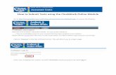 How to Submit Tests using the ClockWork Online Module · To view any upcoming scheduled test appointments, first click on ‘Tests and Exams’. This page will show you any upcoming