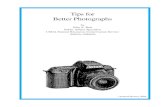 Tips for Better Photographs - USDA Tips for Better Photographs 11 Digital Photography Digital photography