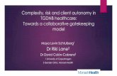 Complexity, risk and client autonomy in TGDNB healthcare ... · various complexities including: ability to consent, cognitive, psychiatric or psychosocial complexity I think the complexity