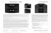 VQ NET 100 - Music Tribejp.music-group.com/TANNOY/pro/download/VQNET100.pdfVQ NET 100 data file // issue 1.03 //16.04.09 VQ NET 100 Tannoy adopts a policy of continuous improvement
