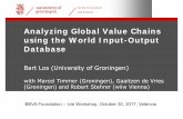 Analyzing Global Value Chains using the World Input-Output ... · NB1: Exports is not a final demand category as we analyze global final demand. NB2: Services (business, financial)