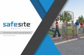 Pedestrian Walk Through Barrier - SafeSite Facilities · The Pedestrian Walk Through Barrier is . ideal for creating a safe passage for pedestrians or workers, whether its on . a