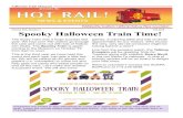 Spooky Halloween Train Time! · Spooky Halloween Train Time! The Scary Train was a huge success last year. We had over 750 visitors go through the cars and come out with lots of Hallow-een