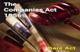 The Companies Act, 1956 · The Companies Act, 1956 THE COMPANIES ACT, 1956 ACT NO. 1 OF 1956 [ 18th January, 1956] An Act to consolidate and amend the law relating to companies and